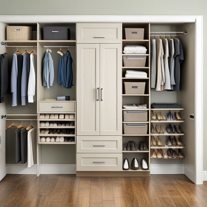 Un closet organizado y eficiente
